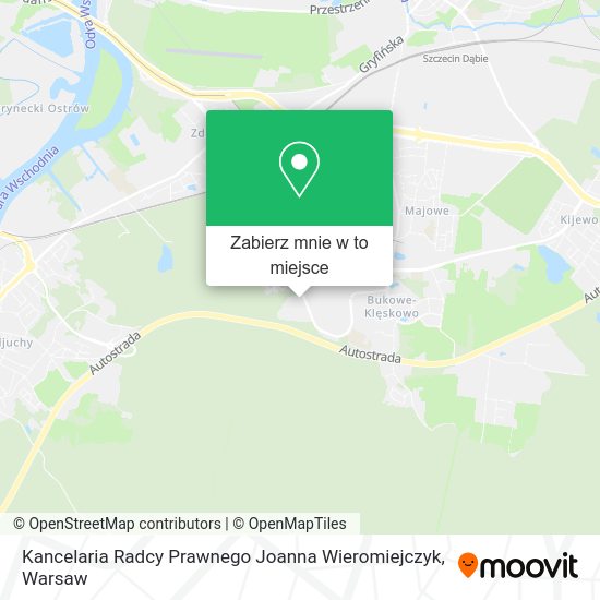 Mapa Kancelaria Radcy Prawnego Joanna Wieromiejczyk