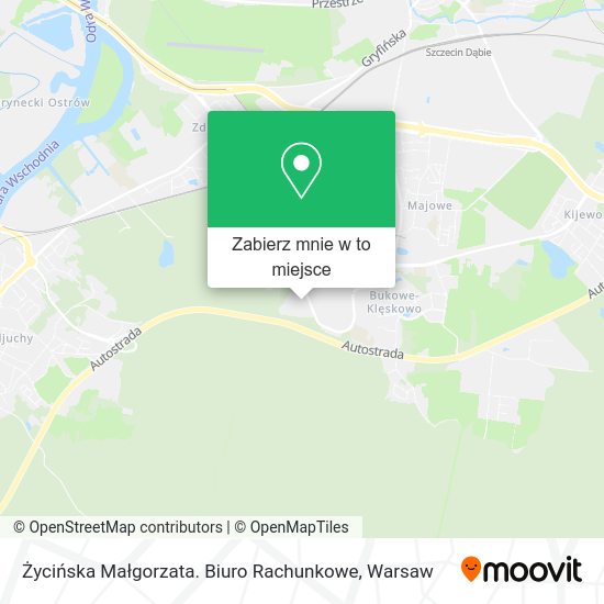 Mapa Życińska Małgorzata. Biuro Rachunkowe