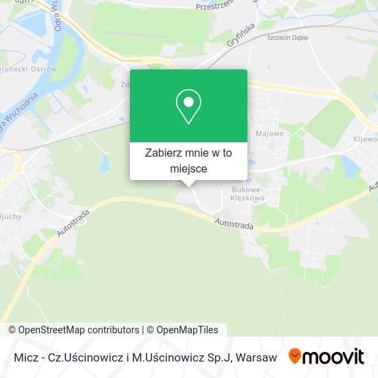 Mapa Micz - Cz.Uścinowicz i M.Uścinowicz Sp.J