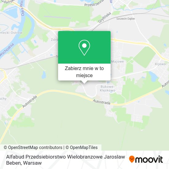 Mapa Alfabud Przedsiebiorstwo Wielobranzowe Jaroslaw Beben