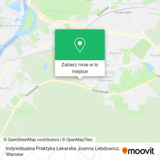 Mapa Indywidualna Praktyka Lekarska Joanna Lebdowicz