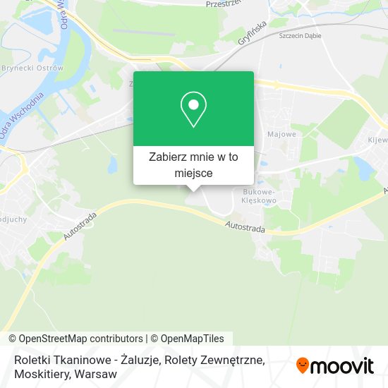 Mapa Roletki Tkaninowe - Żaluzje, Rolety Zewnętrzne, Moskitiery