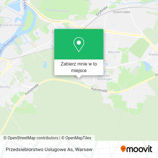 Mapa Przedsiebiorstwo Uslugowe As