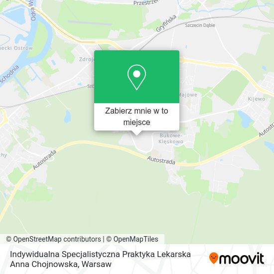 Mapa Indywidualna Specjalistyczna Praktyka Lekarska Anna Chojnowska