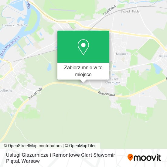 Mapa Usługi Glazurnicze i Remontowe Glart Sławomir Piętal