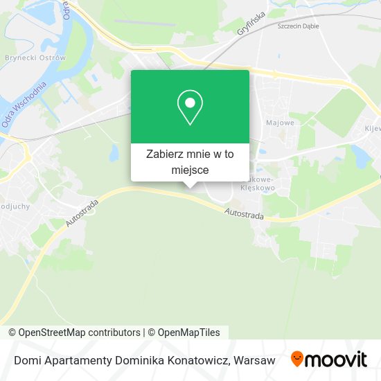 Mapa Domi Apartamenty Dominika Konatowicz