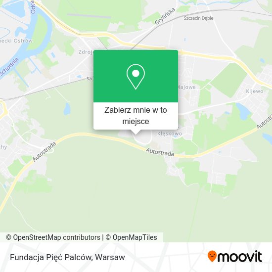 Mapa Fundacja Pięć Palców