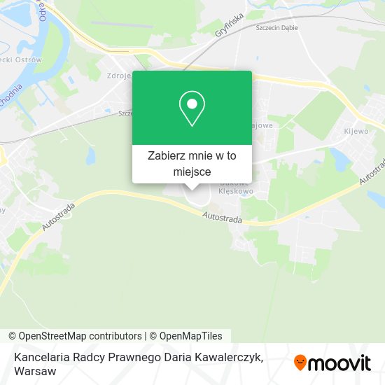 Mapa Kancelaria Radcy Prawnego Daria Kawalerczyk