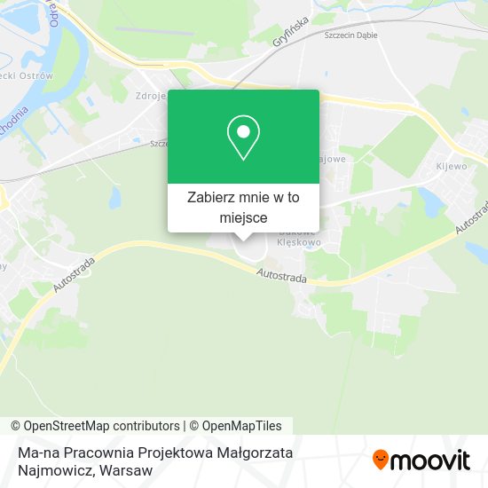 Mapa Ma-na Pracownia Projektowa Małgorzata Najmowicz