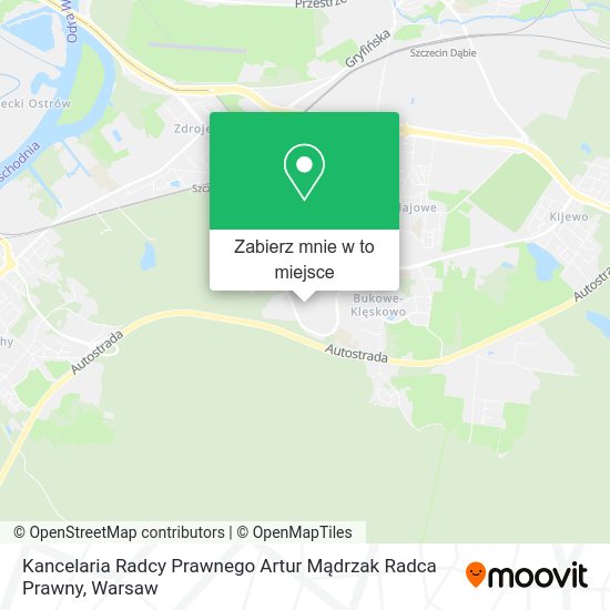 Mapa Kancelaria Radcy Prawnego Artur Mądrzak Radca Prawny