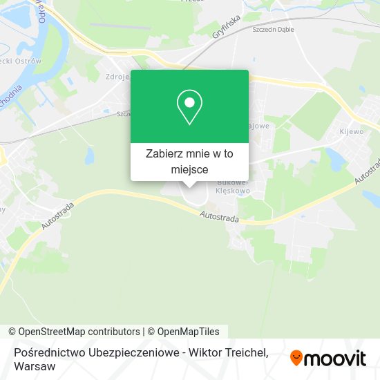 Mapa Pośrednictwo Ubezpieczeniowe - Wiktor Treichel