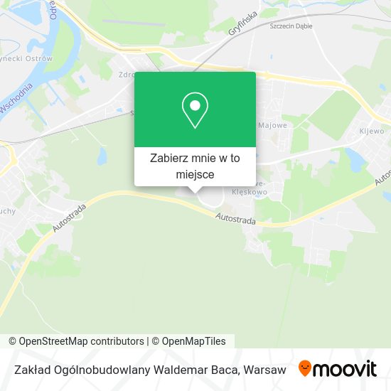 Mapa Zakład Ogólnobudowlany Waldemar Baca