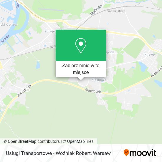 Mapa Usługi Transportowe - Woźniak Robert