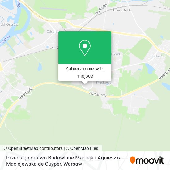 Mapa Przedsiębiorstwo Budowlane Maciejka Agnieszka Maciejewska de Cuyper