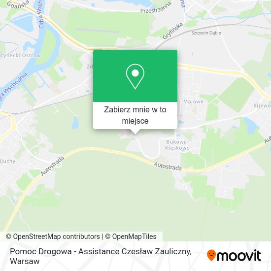 Mapa Pomoc Drogowa - Assistance Czesław Zauliczny