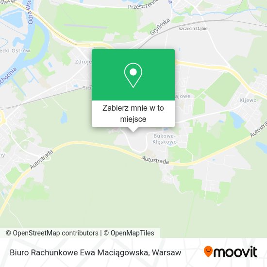 Mapa Biuro Rachunkowe Ewa Maciągowska