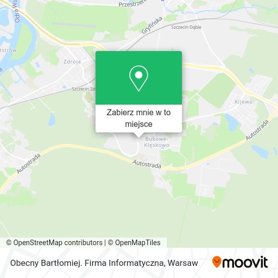 Mapa Obecny Bartłomiej. Firma Informatyczna