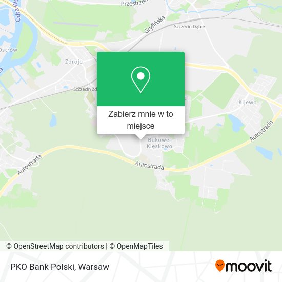 Mapa PKO Bank Polski