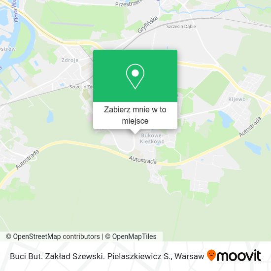 Mapa Buci But. Zakład Szewski. Pielaszkiewicz S.