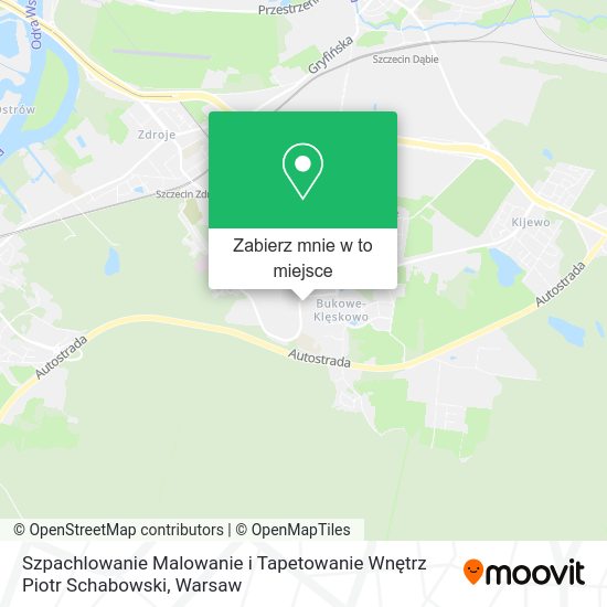 Mapa Szpachlowanie Malowanie i Tapetowanie Wnętrz Piotr Schabowski