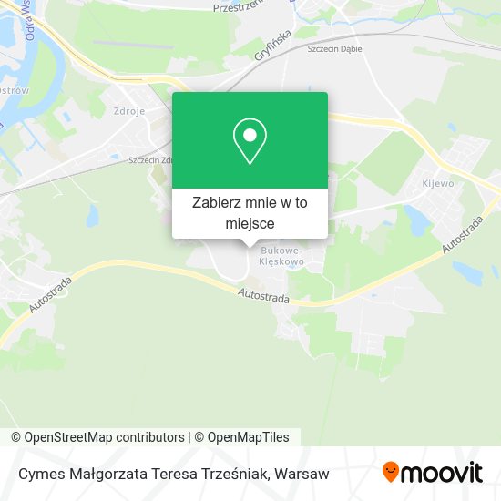 Mapa Cymes Małgorzata Teresa Trześniak