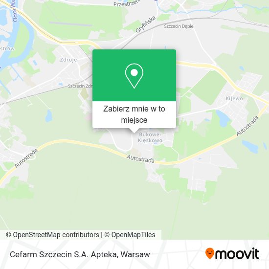 Mapa Cefarm Szczecin S.A. Apteka