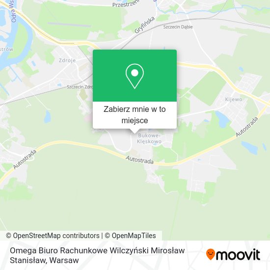 Mapa Omega Biuro Rachunkowe Wilczyński Mirosław Stanisław