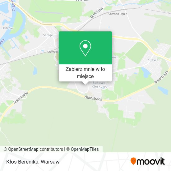 Mapa Kłos Berenika