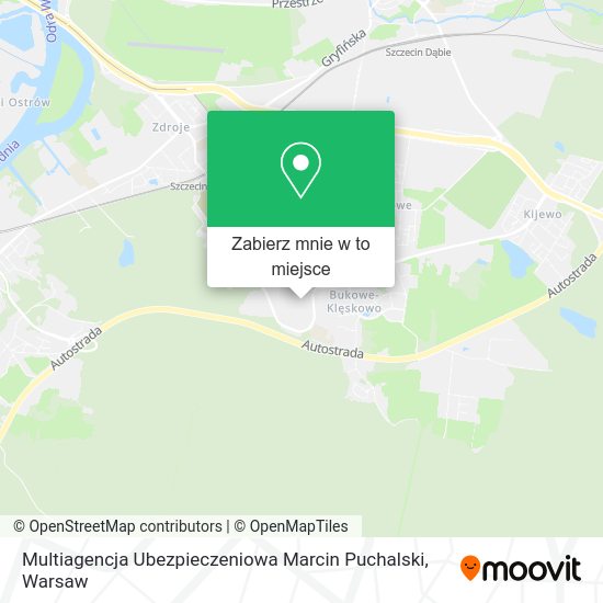 Mapa Multiagencja Ubezpieczeniowa Marcin Puchalski