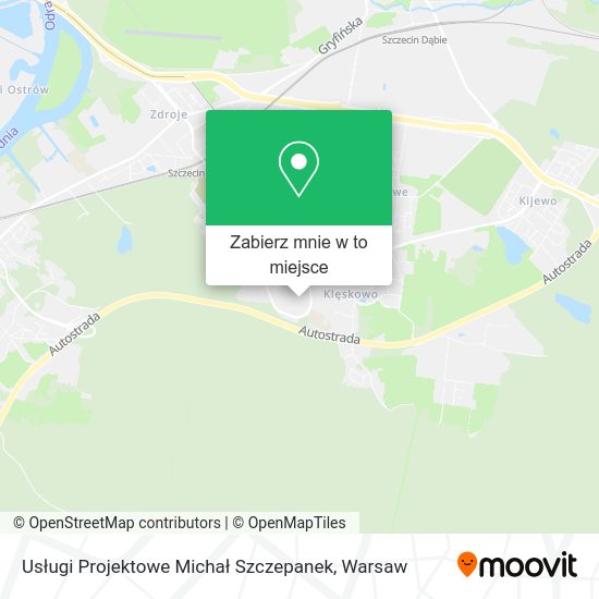 Mapa Usługi Projektowe Michał Szczepanek