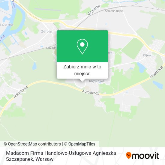 Mapa Madacom Firma Handlowo-Usługowa Agnieszka Szczepanek