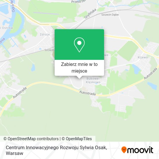 Mapa Centrum Innowacyjnego Rozwoju Sylwia Osak