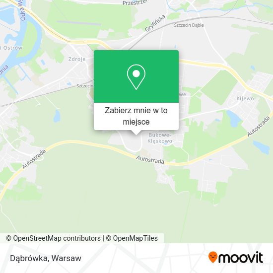 Mapa Dąbrówka