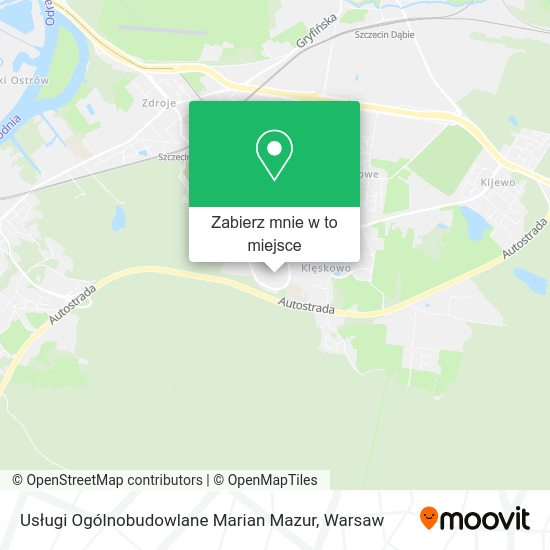 Mapa Usługi Ogólnobudowlane Marian Mazur