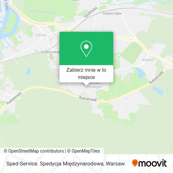 Mapa Sped-Service. Spedycja Międzynarodowa