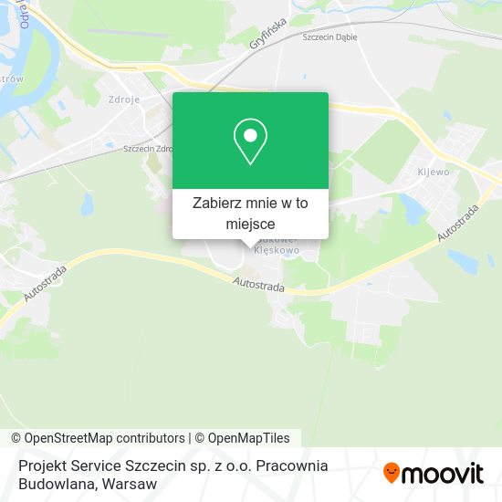 Mapa Projekt Service Szczecin sp. z o.o. Pracownia Budowlana