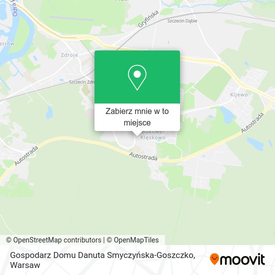 Mapa Gospodarz Domu Danuta Smyczyńska-Goszczko