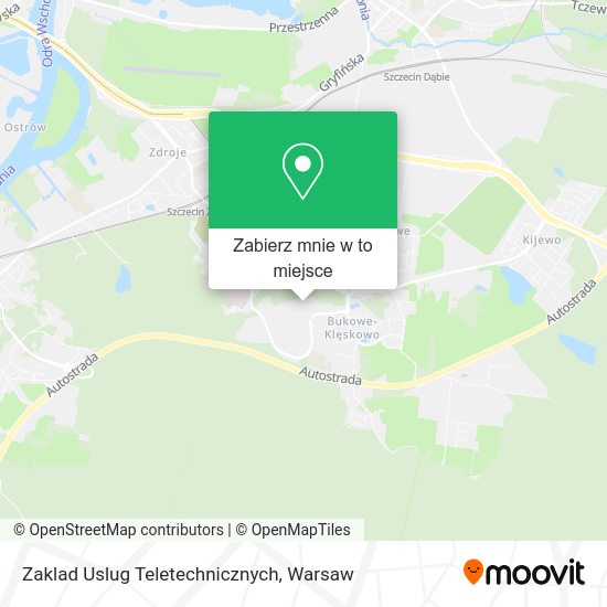 Mapa Zaklad Uslug Teletechnicznych