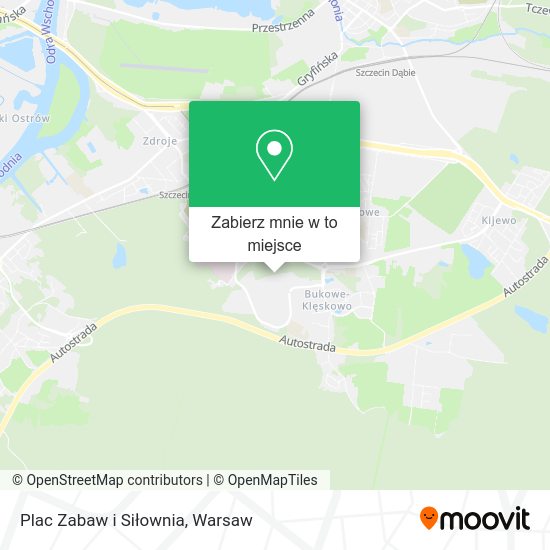 Mapa Plac Zabaw i Siłownia