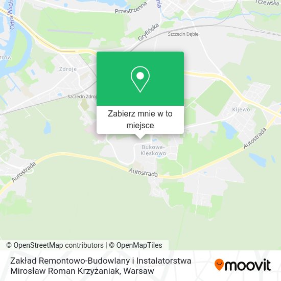 Mapa Zakład Remontowo-Budowlany i Instalatorstwa Mirosław Roman Krzyżaniak