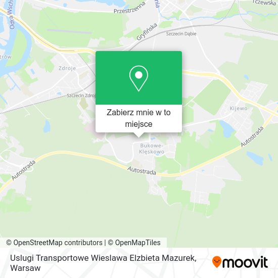 Mapa Uslugi Transportowe Wieslawa Elzbieta Mazurek