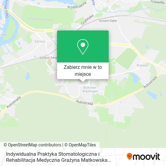 Mapa Indywidualna Praktyka Stomatologiczna i Rehabilitacja Medyczna Grażyna Matkowska Cichocka