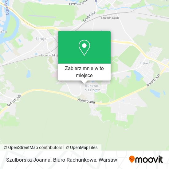 Mapa Szulborska Joanna. Biuro Rachunkowe