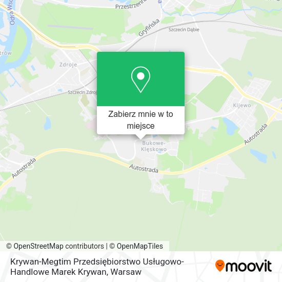 Mapa Krywan-Megtim Przedsiębiorstwo Usługowo-Handlowe Marek Krywan