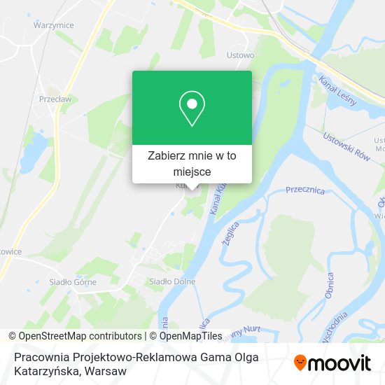 Mapa Pracownia Projektowo-Reklamowa Gama Olga Katarzyńska