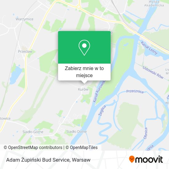 Mapa Adam Żupiński Bud Service