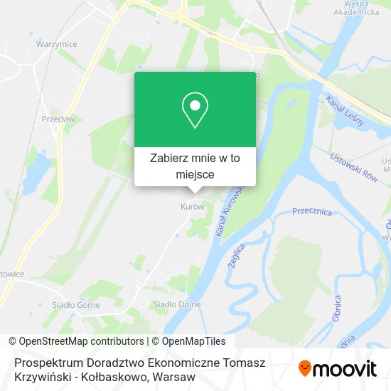 Mapa Prospektrum Doradztwo Ekonomiczne Tomasz Krzywiński - Kołbaskowo