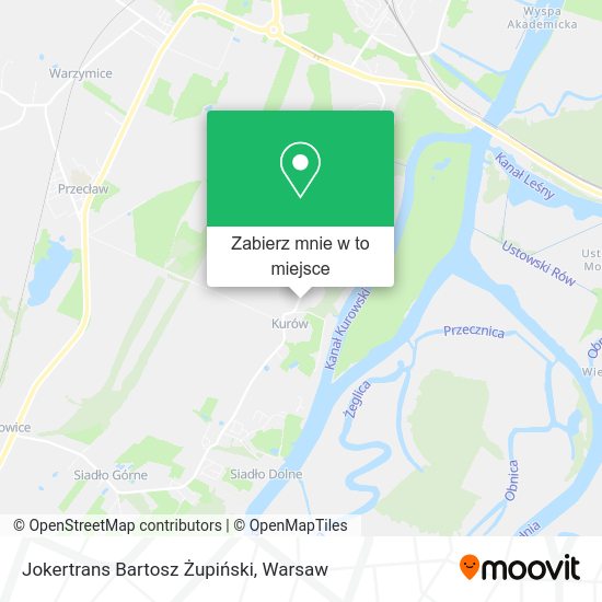 Mapa Jokertrans Bartosz Żupiński