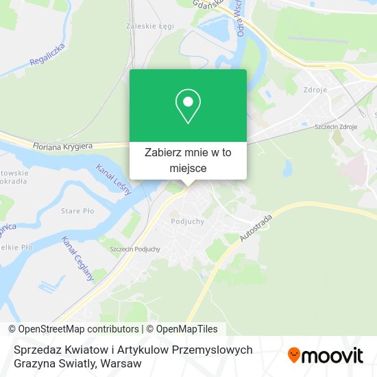 Mapa Sprzedaz Kwiatow i Artykulow Przemyslowych Grazyna Swiatly