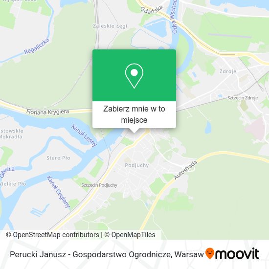 Mapa Perucki Janusz - Gospodarstwo Ogrodnicze